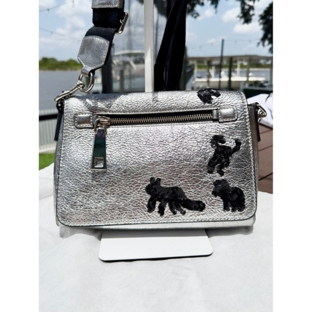 Marc Jacobs Vintage 2016 Runway Metallic Gotham Sequin Animals Crossbody - Picture 3 of 17
